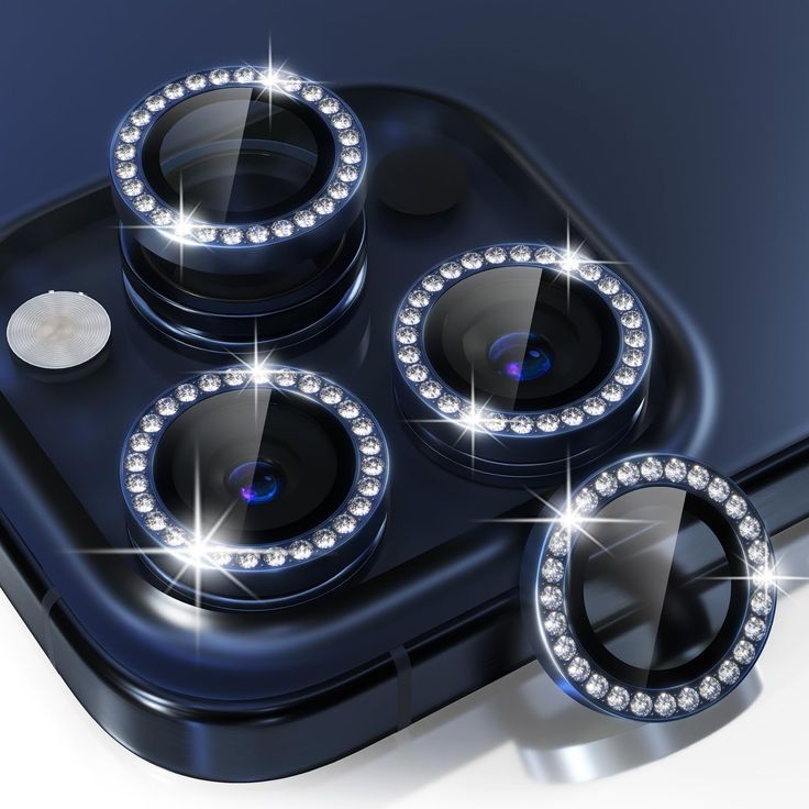 Iphone 16 pro max Camera lenses protector glitter ,HD quality film