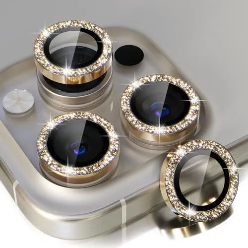 Iphone 16 pro max Camera lenses protector glitter ,HD quality film