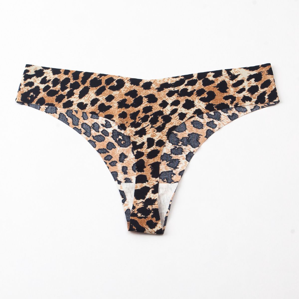 5PCS/8PCS Plus Size 50-90kgs Women's Leopard Underwear Thongs Panties Assorted Lace Splice Women's G-string Invisible briefs Underwear Clothing Ladies Super Soft Hollow out Ice Silk Panties M28