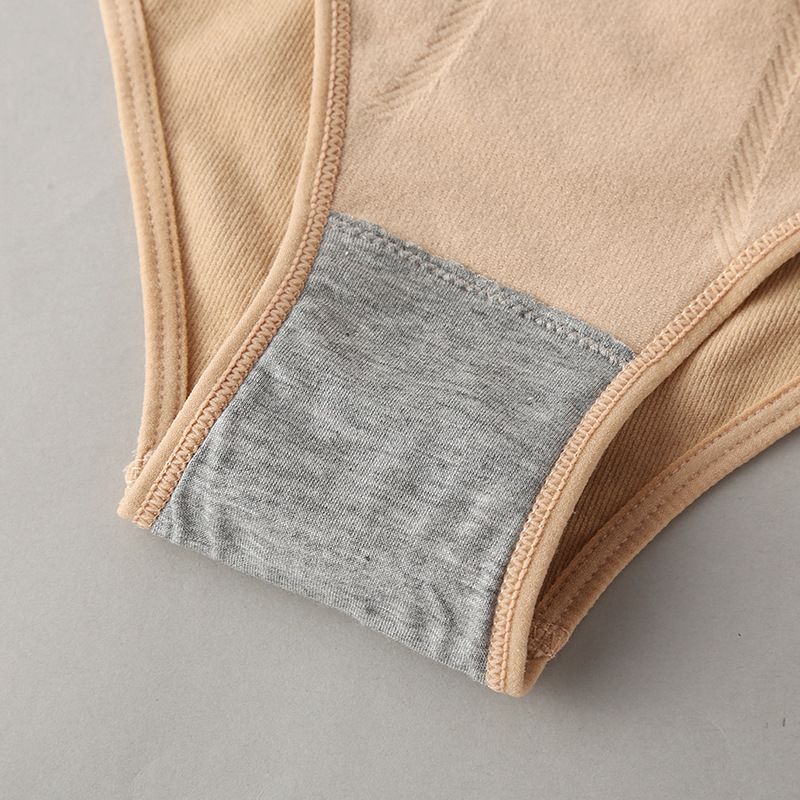 Good Quality Women's Soft Cotton Underwear Thongs Panties Seamless Yoga Sport Underwear Assorted Breathable Cotton Briefs Fitness High Waist Invisible Triangle Underwear for Women Bikini M44