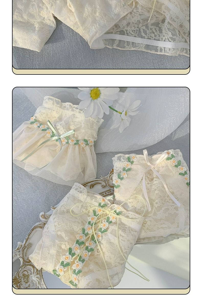 New Arrival Ladies Summer Ultra-thin Lace Flower Underpanties Fashion Sweet Girls Hollow Out Lace Underwear Lingerie Briefs INS Breathable Cheeky Panties Boyshorts M58