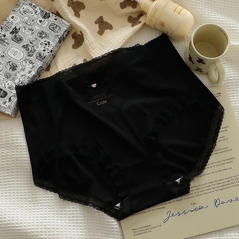 Ins Hot Sale Ladies Plus Size Ultra-thin Lace Flower Underpanties L~3XL Fashion Sweet Girls Seamless Underwear Lingerie Briefs Breathable Cheeky Panties Boyshorts M59