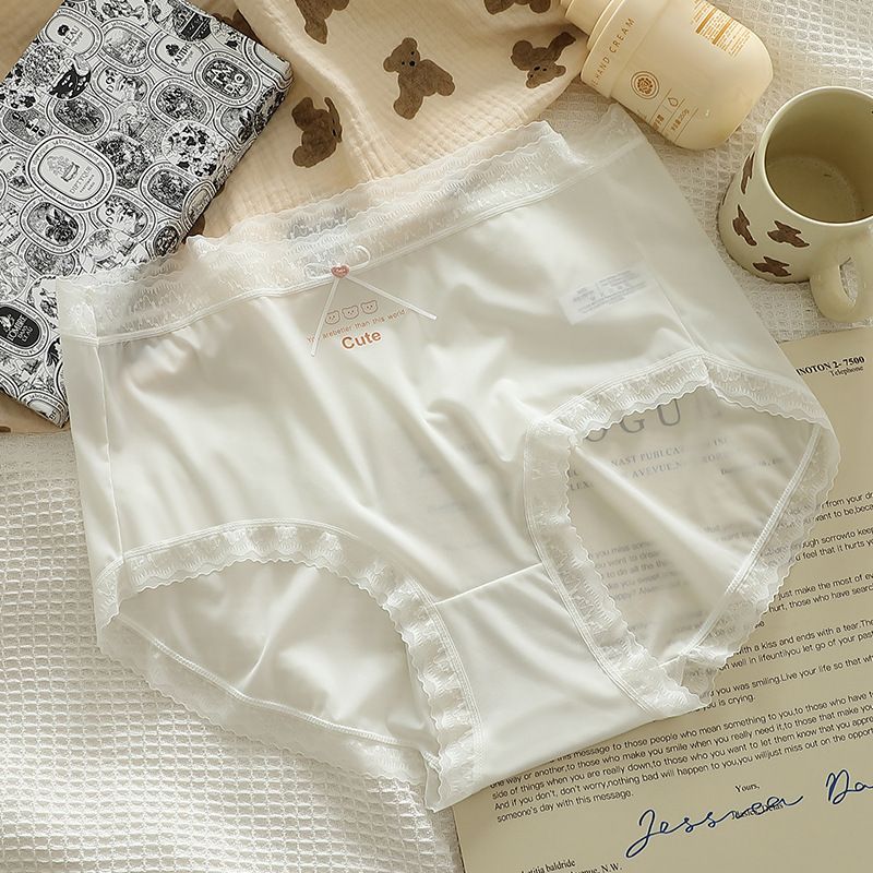 Ins Hot Sale Ladies Plus Size Ultra-thin Lace Flower Underpanties L~3XL Fashion Sweet Girls Seamless Underwear Lingerie Briefs Breathable Cheeky Panties Boyshorts M59