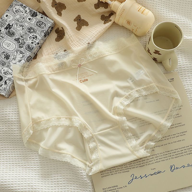 Ins Hot Sale Ladies Plus Size Ultra-thin Lace Flower Underpanties L~3XL Fashion Sweet Girls Seamless Underwear Lingerie Briefs Breathable Cheeky Panties Boyshorts M59