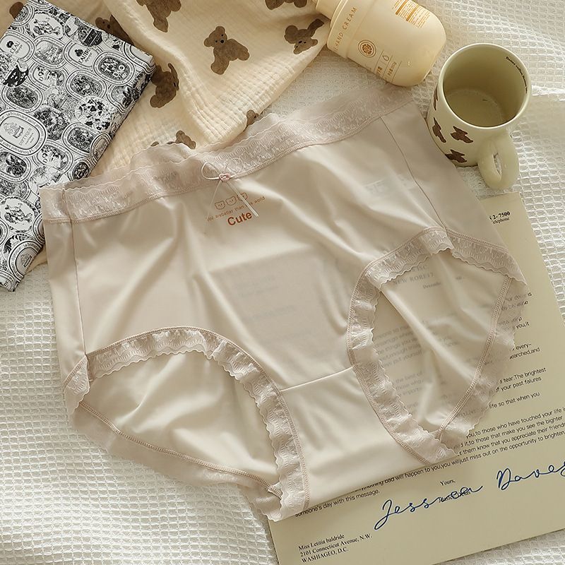 Ins Hot Sale Ladies Plus Size Ultra-thin Lace Flower Underpanties L~3XL Fashion Sweet Girls Seamless Underwear Lingerie Briefs Breathable Cheeky Panties Boyshorts M59