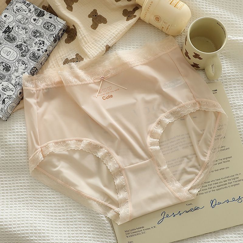 Ins Hot Sale Ladies Plus Size Ultra-thin Lace Flower Underpanties L~3XL Fashion Sweet Girls Seamless Underwear Lingerie Briefs Breathable Cheeky Panties Boyshorts M59