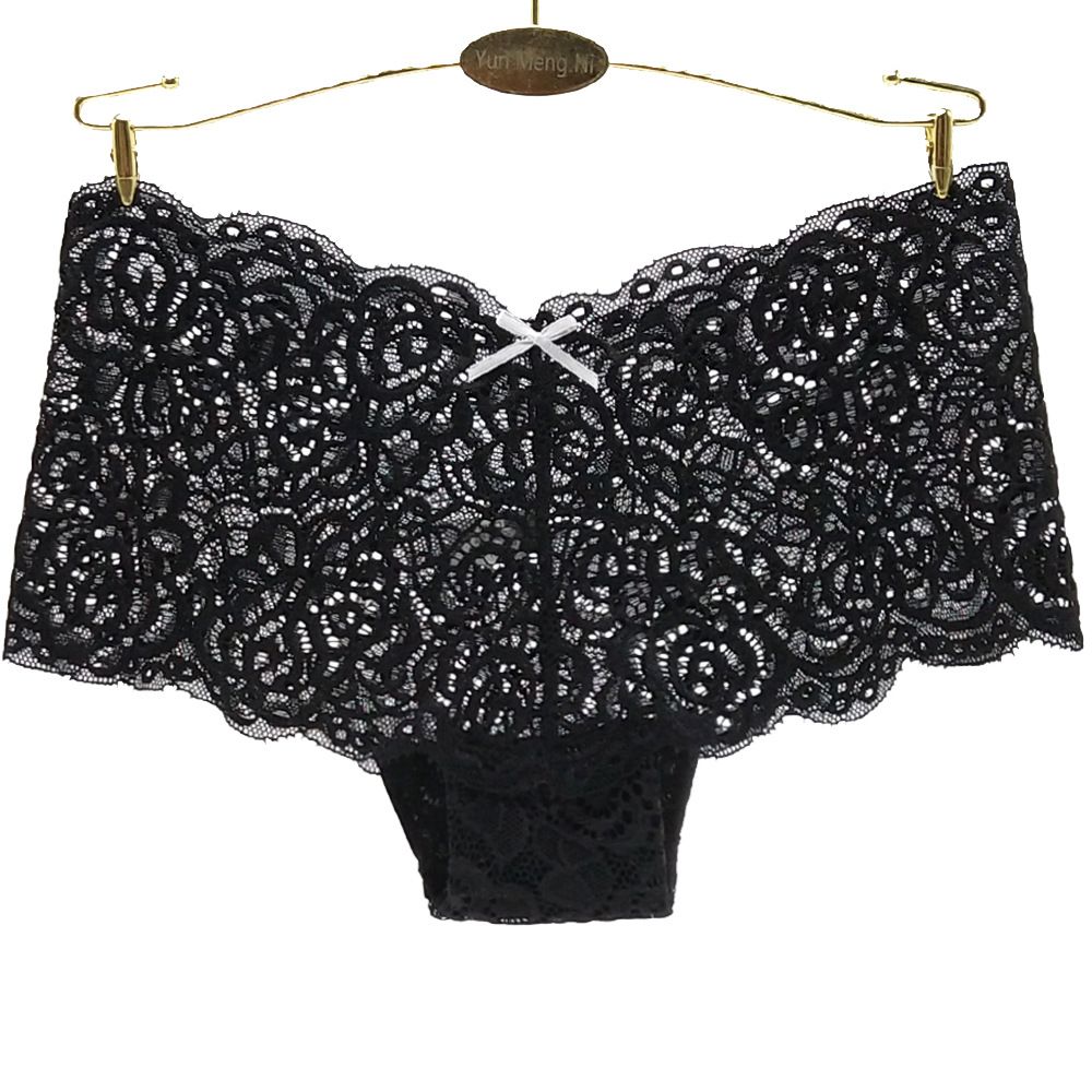 New Arrival Women's Sexy Lace Underwear T back Thongs Panties Seamless Yoga Sport Underwear Assorted Breathable Ladies Briefs Fitness Low-Waist Invisible Triangle Underwear for Women Bikini M66