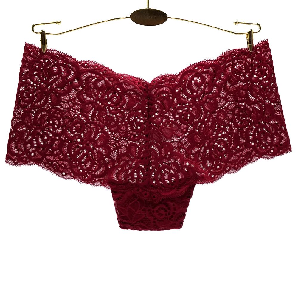 New Arrival Women's Sexy Lace Underwear T back Thongs Panties Seamless Yoga Sport Underwear Assorted Breathable Ladies Briefs Fitness Low-Waist Invisible Triangle Underwear for Women Bikini M66