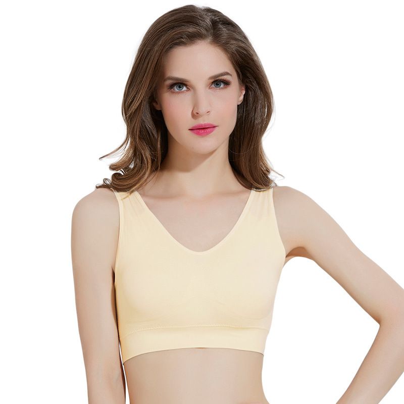 S-6XL Seamless Sports Bras for Women Pack of 3 Ribbed Sports Bra Workout Tops  Yoga Bra Low Cut Sexy Push Up Bralettes for Women Padded Comfy Smooth Wireless Lifting Bras Seamless Bralette M92