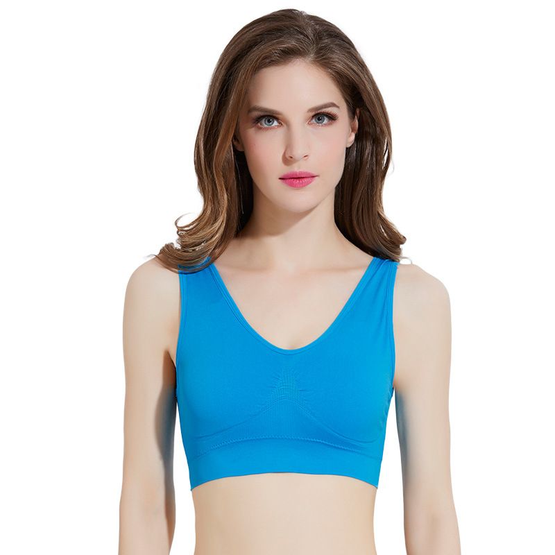 S-6XL Seamless Sports Bras for Women Pack of 3 Ribbed Sports Bra Workout Tops  Yoga Bra Low Cut Sexy Push Up Bralettes for Women Padded Comfy Smooth Wireless Lifting Bras Seamless Bralette M92