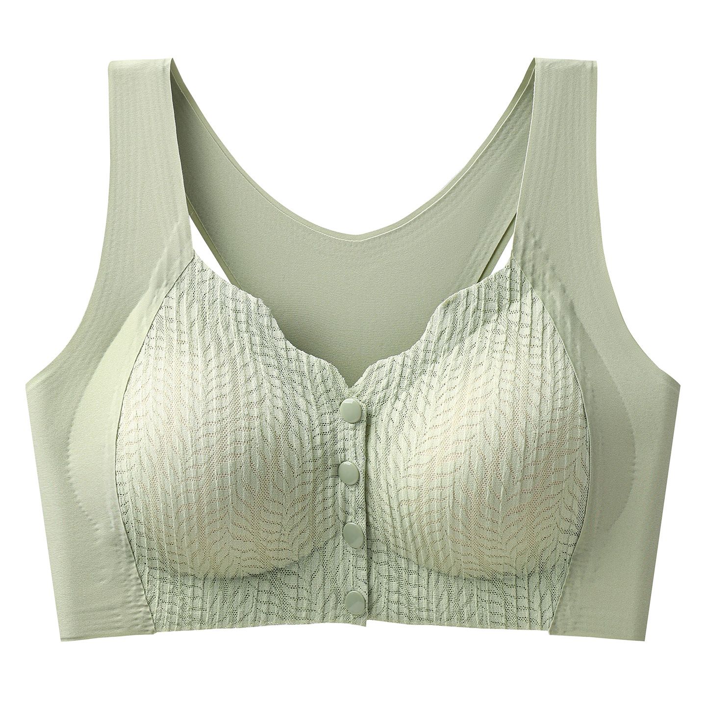 M-3XL Front Clasp Sports Bra Women Wireless Bras Suspenders Hot Girls Inside Sports Vest Sexy Outer Wear Bottoming Slim Ladies Lingerie Bras Breathable and comfortable M97