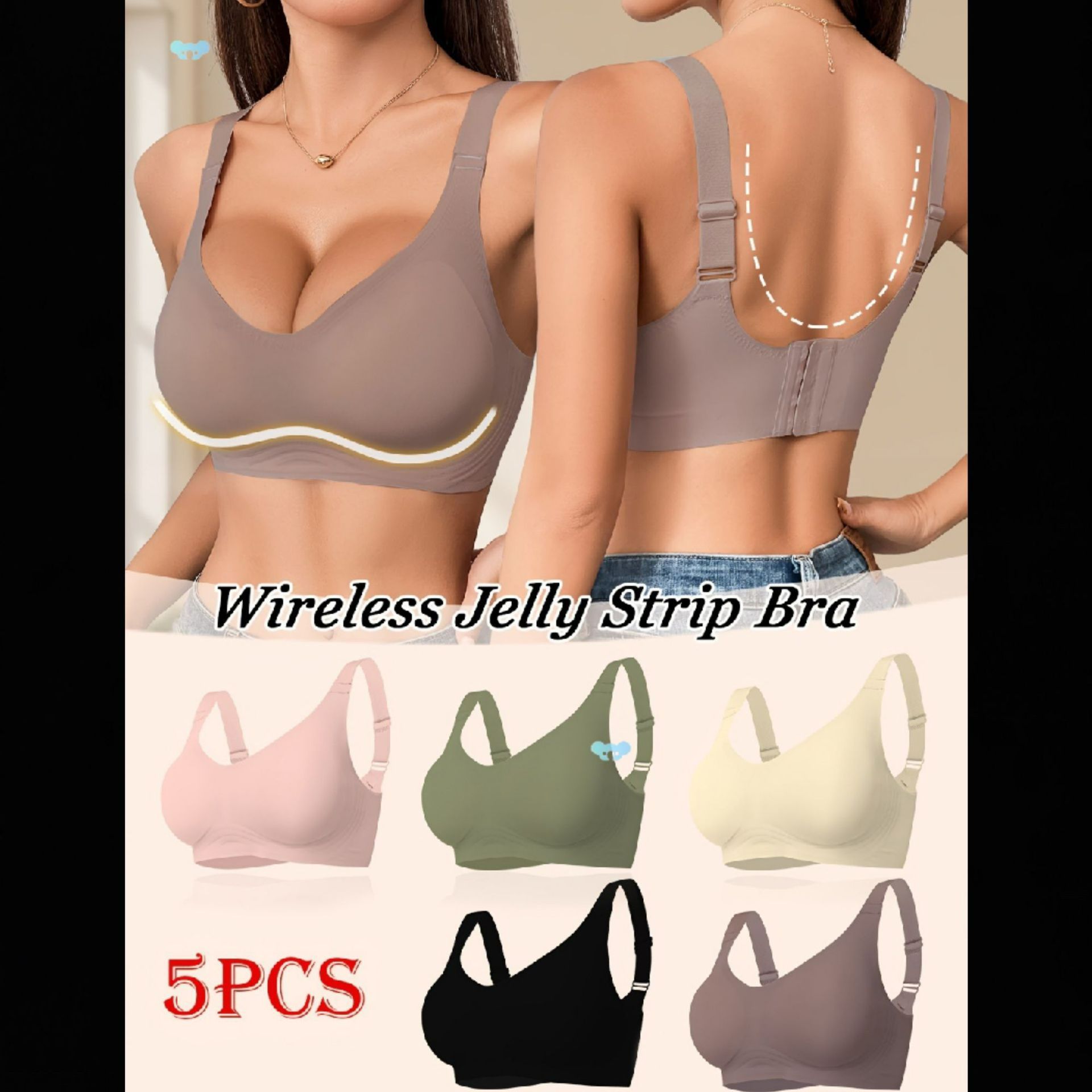 Top Fashion S-4XL Women Comfortable Sports Bra Women Wireless Yoga Bras Suspenders Hot Girls Inside Dance Bras Sexy Outer Wear Bottom Slim Ladies Lingerie Bras Breathable  M101