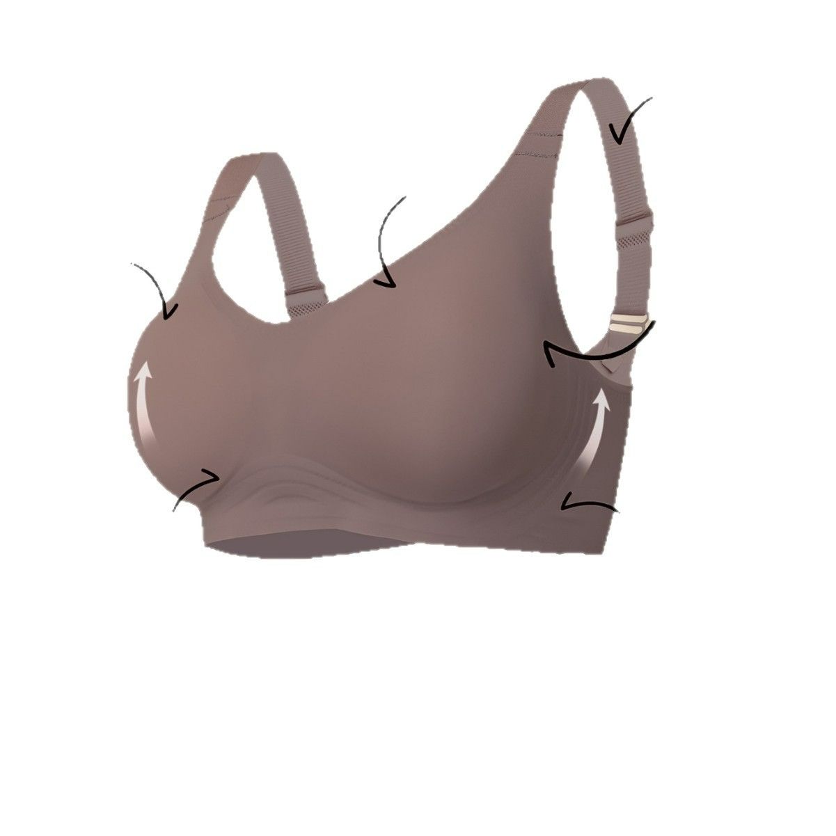 Top Fashion S-4XL Women Comfortable Sports Bra Women Wireless Yoga Bras Suspenders Hot Girls Inside Dance Bras Sexy Outer Wear Bottom Slim Ladies Lingerie Bras Breathable  M101