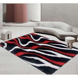 5x8 Fluffy Carpet – Soft Plush Area Rug | Thick Shaggy Living Room & Bedroom Mat | Non-Slip Warm Floor Carpet