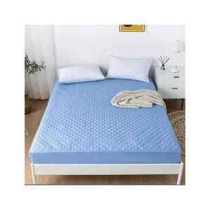Waterproof Mattress Protector – Quilted Fitted Mattress Cover, Soft Breathable Bed Protector with Elastic Skirt