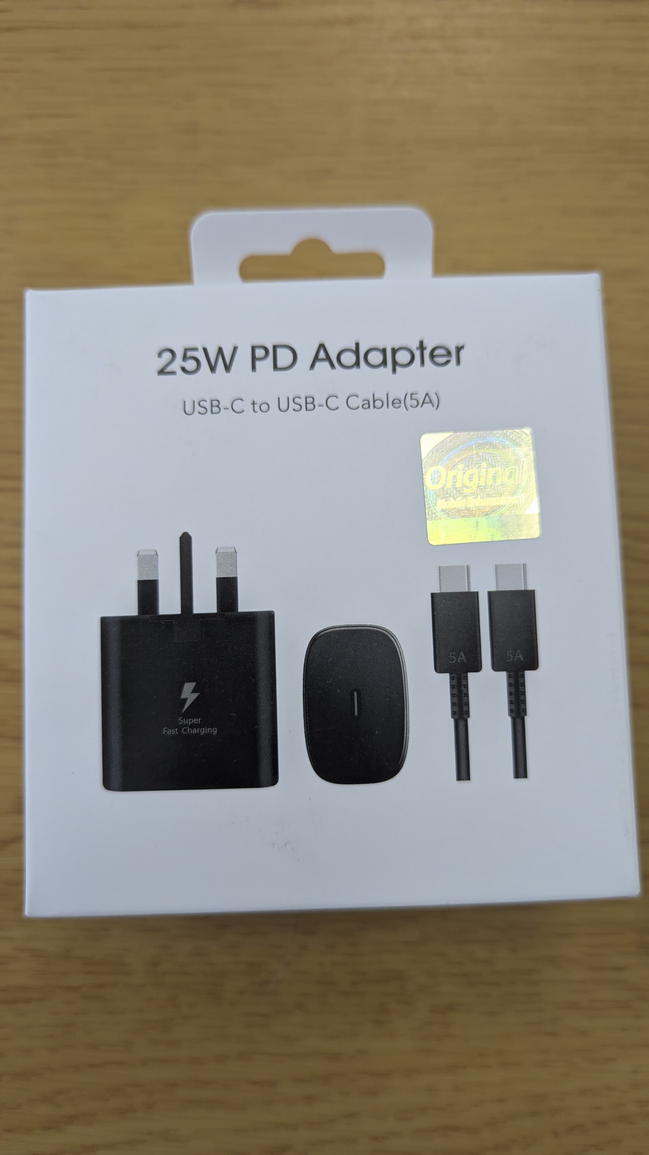 25W PD ADAPTER ORIGINAL 25W Super Fast USB-C Travel Charger –Compact, Portable, Safe & Powerful Adapter for Smartphones, Tablets, Samsung Galaxy Devices, Quick Charging Anytime, Anywhere, Travel-Ready