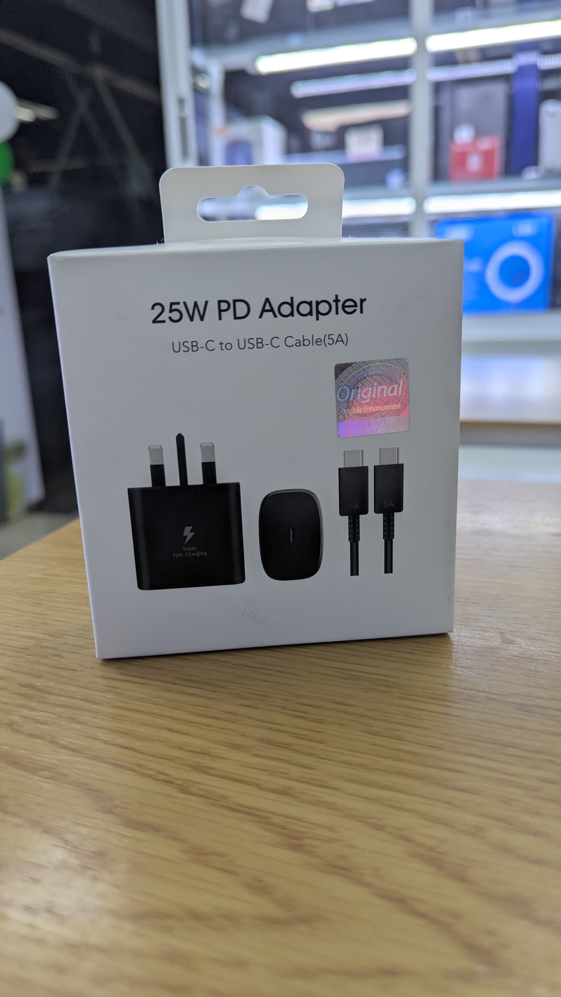 25W PD ADAPTER ORIGINAL 25W Super Fast USB-C Travel Charger –Compact, Portable, Safe & Powerful Adapter for Smartphones, Tablets, Samsung Galaxy Devices, Quick Charging Anytime, Anywhere, Travel-Ready
