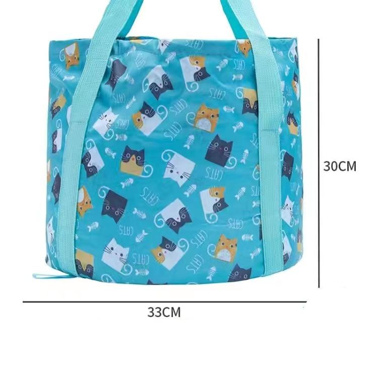 Travel foot soaking bucket, foldable and portable, household foot bath bucket, foot washing basin, foot soaking bag, foot bath basin, outdoor face washing and laundry bucket