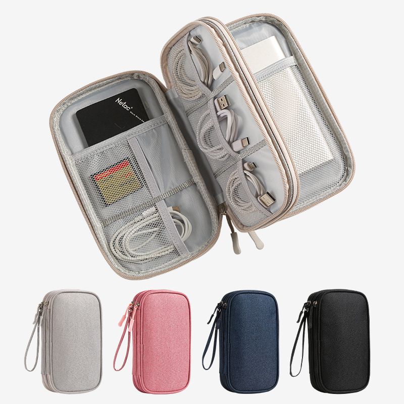 Data cable storage bag, charger, portable power bank, charging cable bag, box, digital organization bag, U-disk, headphones, hard drive