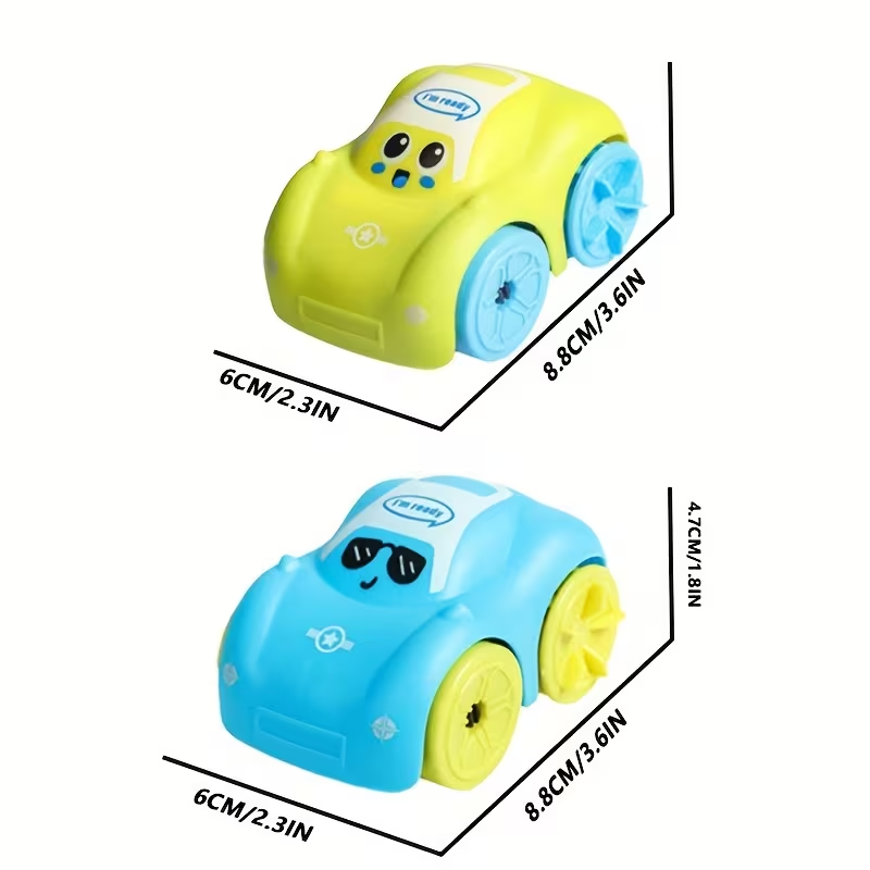 Wind-Up Amphibious Toy Car for Kids | Drives on Land & Swims in Water with Pull Chain | Fun Interactive Bath & Floor Toy for Toddlers |Great Gift