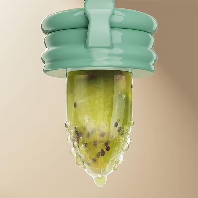 Baby Fruit Feeder & Silicone Pacifier Set | BPA-Free, Food-Grade for Safe Sucking & Teething Relief | All-in-One Feeder Soother for 0-3 Years