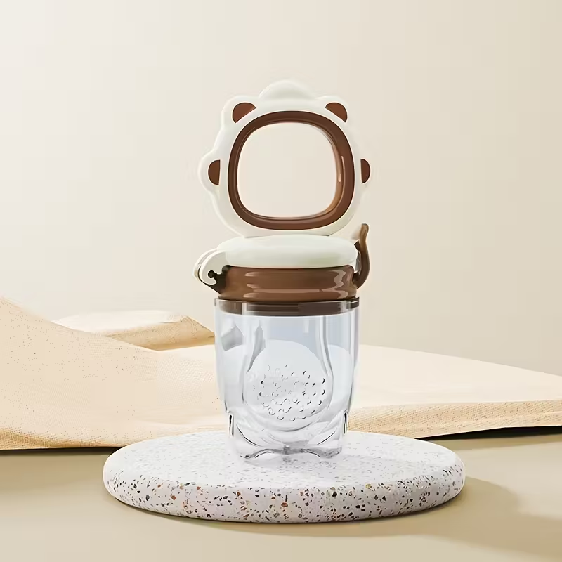 Baby Fruit Feeder & Silicone Pacifier Set | BPA-Free, Food-Grade for Safe Sucking & Teething Relief | All-in-One Feeder Soother for 0-3 Years