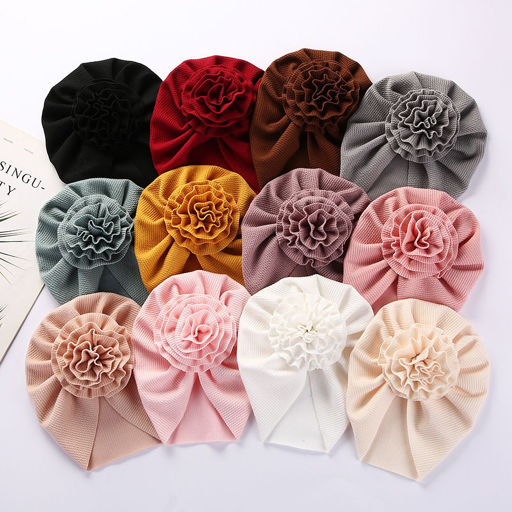 Cozy All-Day Baby Turban Hat – Stretchy, Soft & Breathable Head Wrap for Newborn, Infant & Toddler (0-3 Years), Cute & Comfortable for Home, Outings, Naps & Photo Shoots