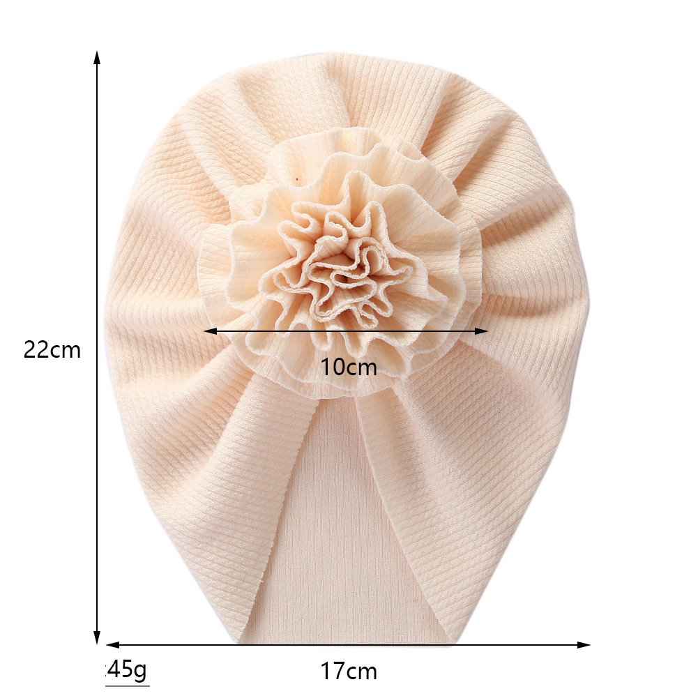 Cozy All-Day Baby Turban Hat – Stretchy, Soft & Breathable Head Wrap for Newborn, Infant & Toddler (0-3 Years), Cute & Comfortable for Home, Outings, Naps & Photo Shoots