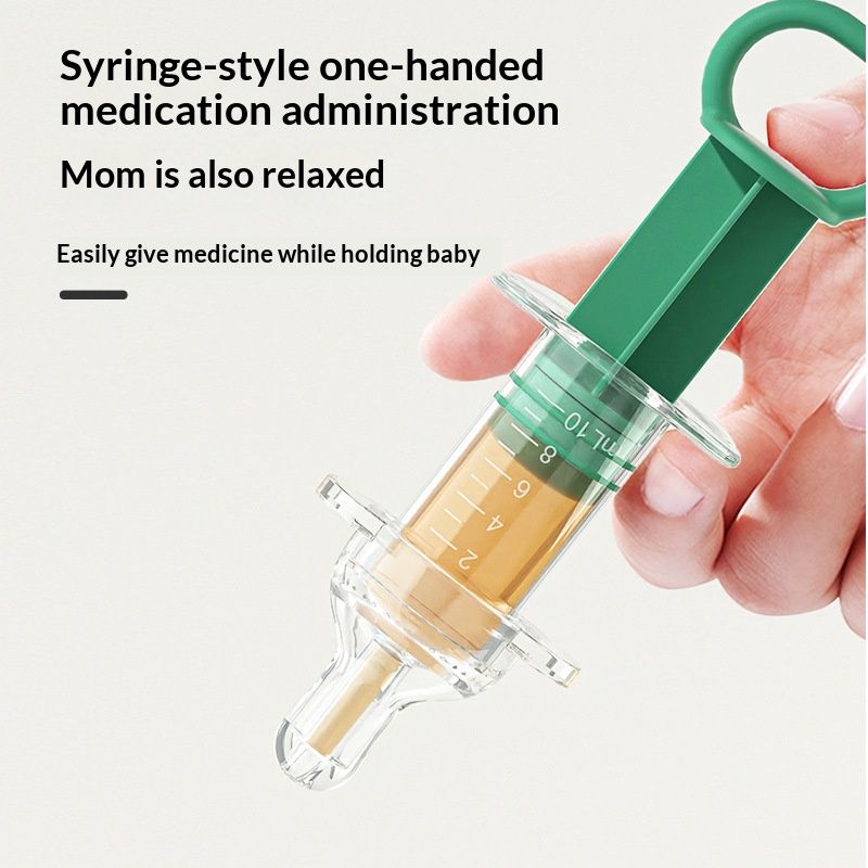 Complete 4-in-1 Baby Medicine Kit – Syringe, Dropper, Storage Case & Cleaning Stick, Anti-Choke Design for Precise Dosing, Hassle-Free Feeding for Newborns & Infants, Perfect for Home,&Travel