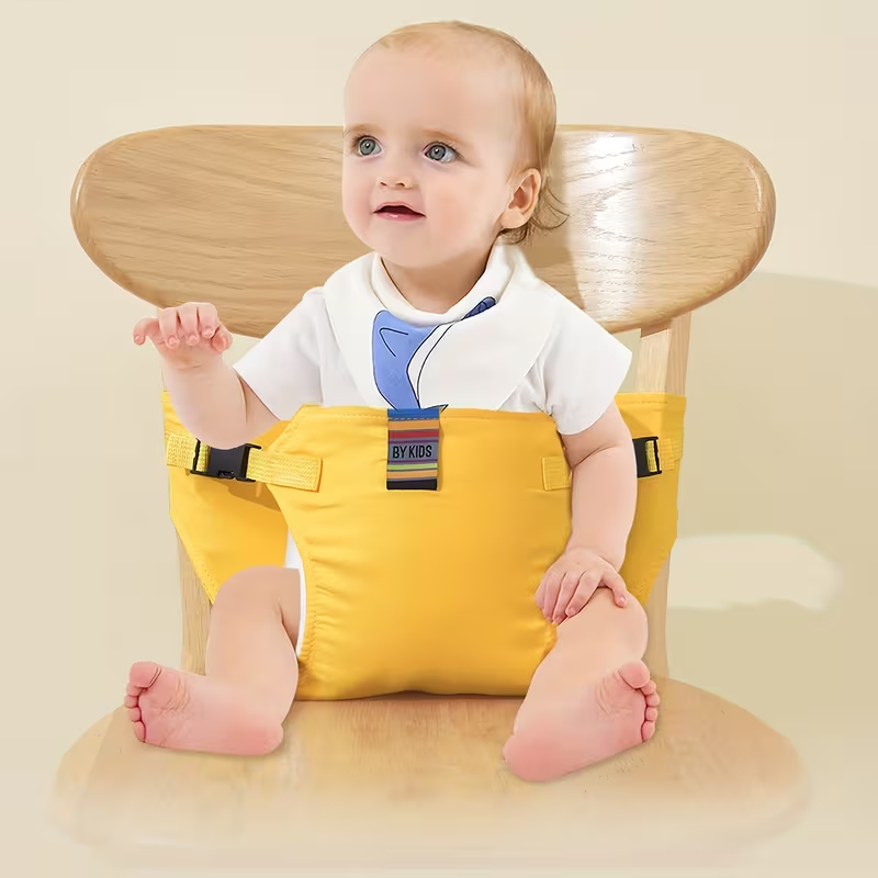 Portable Dining Chair Safety Belt for Kids | Universal Adjustable Strap for Restaurant High Chairs | Essential Eating Out & Travel Protector