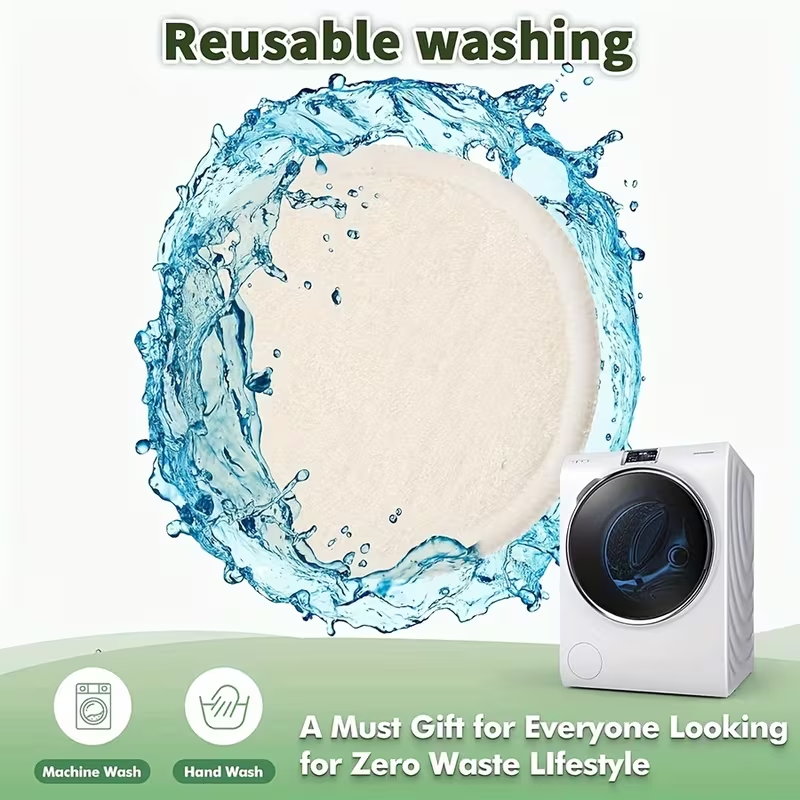 5PCS Ultra Soft Washable Nursing Pads | Leakproof, Absorbent & Quick-Dry & Reusable |Perfect Gift for New Moms