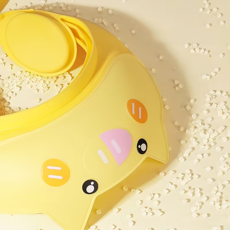 Baby Bath & Swim Cap with Ears | Waterproof & Adjustable to Keep Eyes Dry | Super Soft for 6+ Months