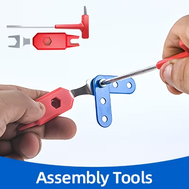 Creative 5-in-1 Metal Building Set – 139 PCS with Tools, Builds Spatial Thinking, Fine Motor & Problem-Solving Skills, Teamwork & Parent-Child Fun, Ages 8+, Great Gift for Kids