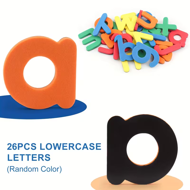 Magnetic Alphabet & Number Stickers for Kids, Learn Letters & Numbers on Fridge/Whiteboard , Reusable Educational Gift for Kids 3+