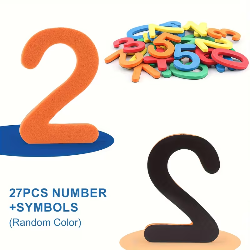 Magnetic Alphabet & Number Stickers for Kids, Learn Letters & Numbers on Fridge/Whiteboard , Reusable Educational Gift for Kids 3+