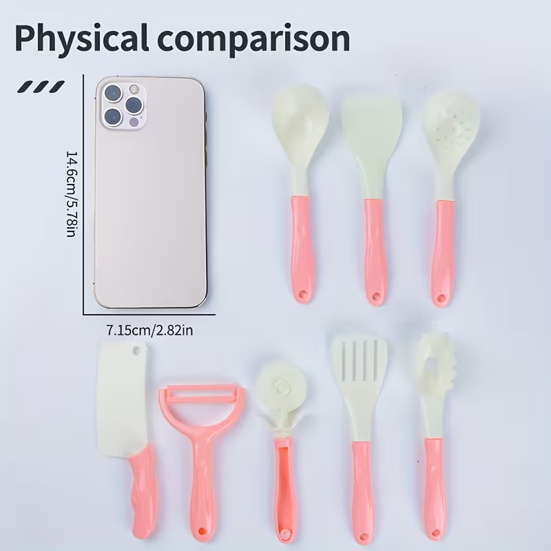 Role-Play Kitchen Set for Toddlers, Complete with Realistic Food & Tableware, Develops Social & Motor Skills,gift for kids (Ages 3-6)