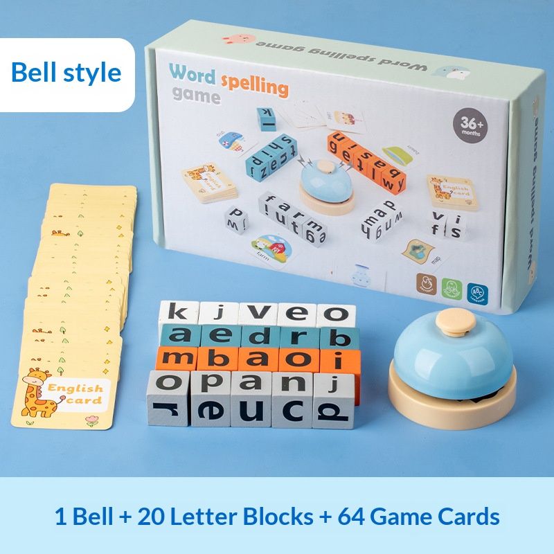 Race to Spell!  Word Cube Game – Fun Alphabet Learning Toy with Color Blocks & Cards | Interactive Preschool Activity for Kids 3+ | Ideal Gift for Boys & Girls