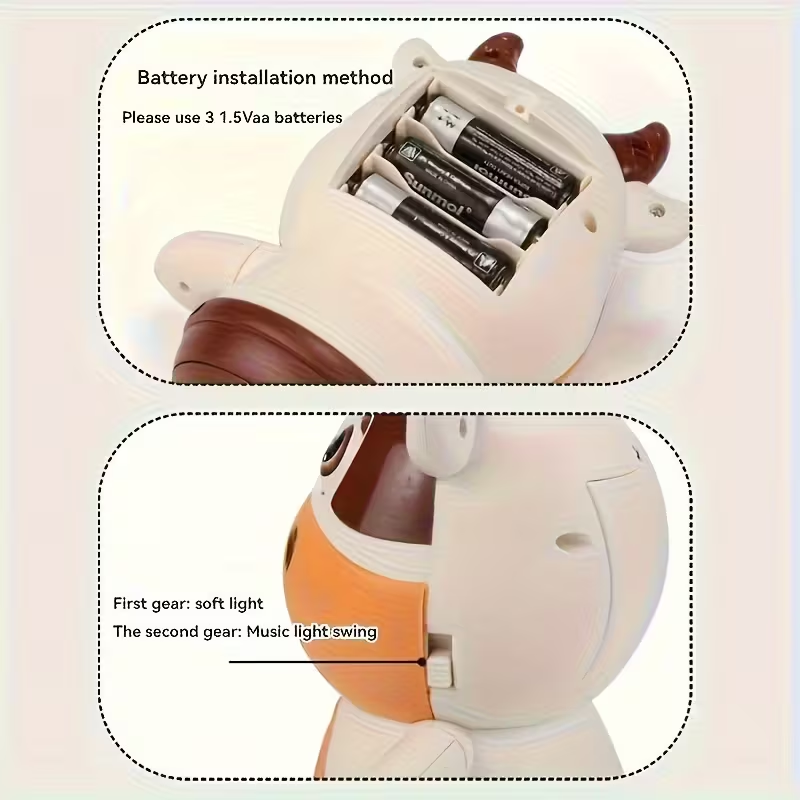 Party Star! Singing & Dancing Robot Cow – Lights Up Any Room | The Ultimate Fun for Boys & Girls