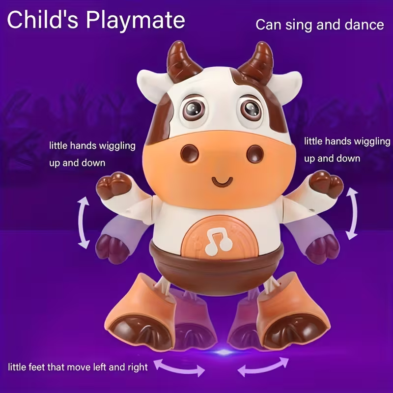 Party Star! Singing & Dancing Robot Cow – Lights Up Any Room | The Ultimate Fun for Boys & Girls