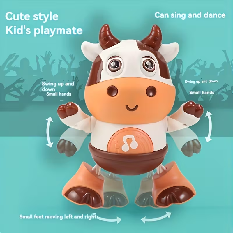 Party Star! Singing & Dancing Robot Cow – Lights Up Any Room | The Ultimate Fun for Boys & Girls
