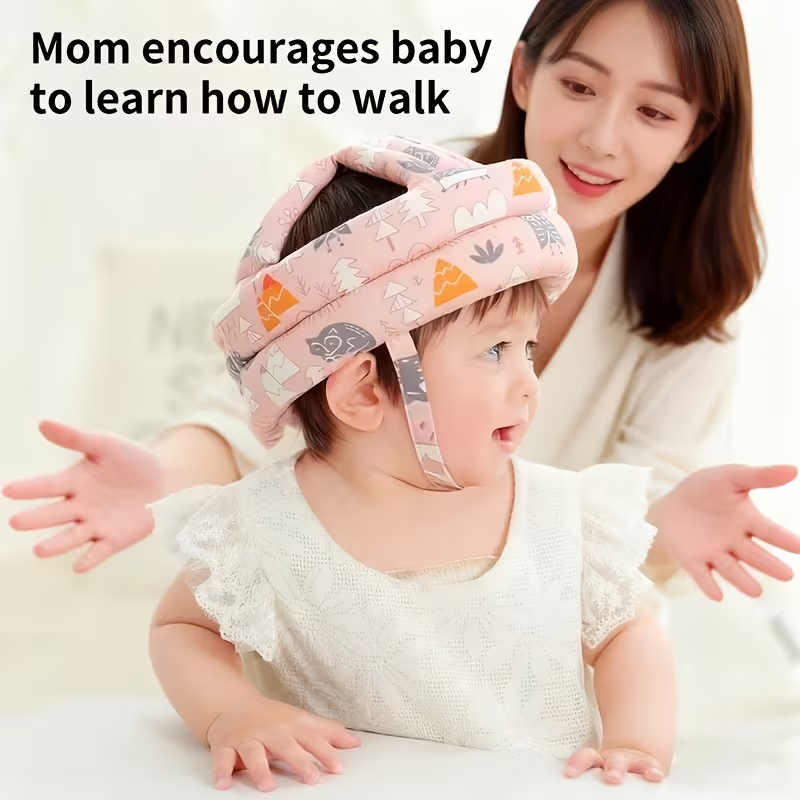 360° Protection! No More Bumped Heads, No Need to Hover. Toddler Safety Hat – Soft, Breathable, Adjustable for 6-24 Months. Let Them Crawl & Walk Freely While You Relax.