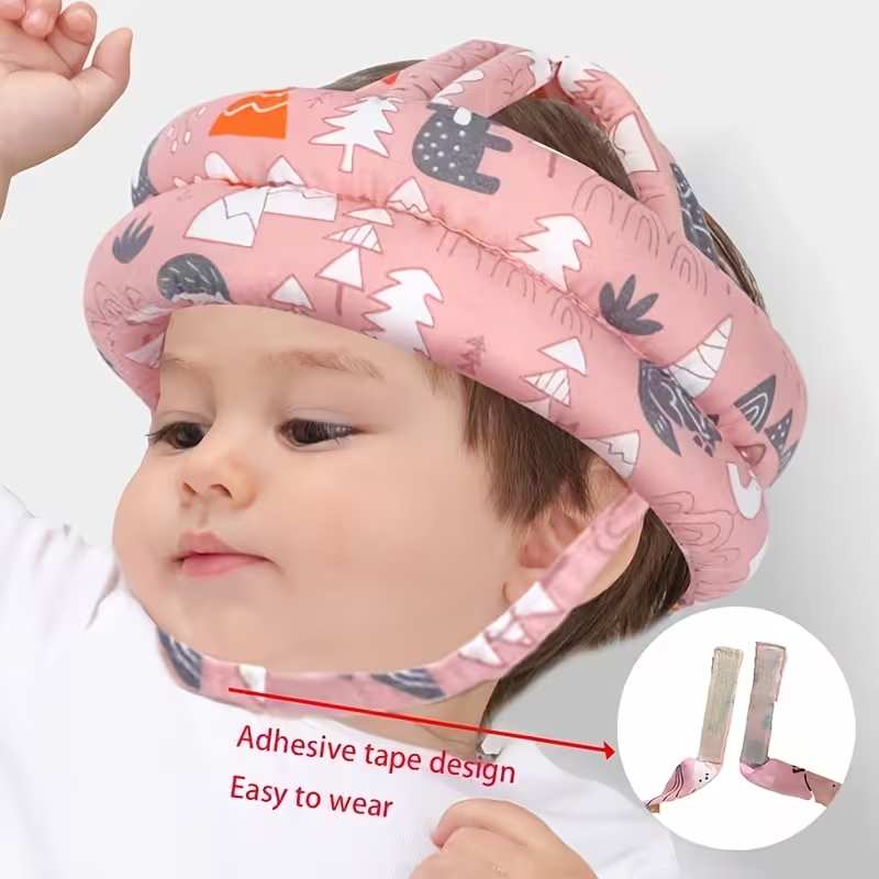 360° Protection! No More Bumped Heads, No Need to Hover. Toddler Safety Hat – Soft, Breathable, Adjustable for 6-24 Months. Let Them Crawl & Walk Freely While You Relax.