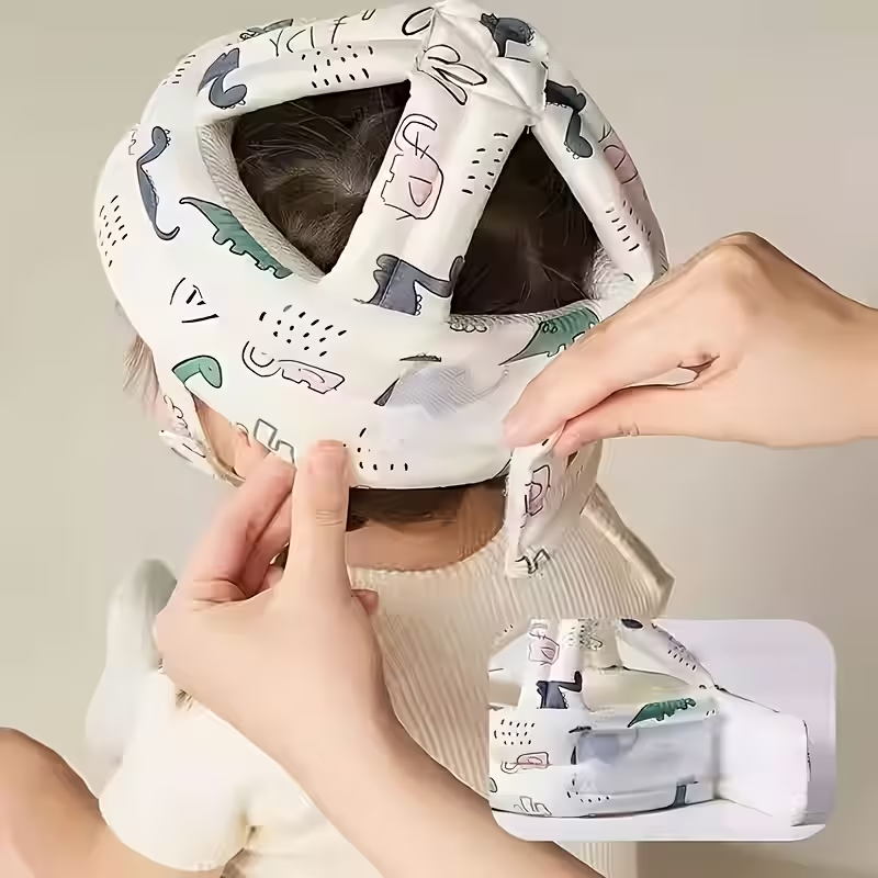 360° Protection! No More Bumped Heads, No Need to Hover. Toddler Safety Hat – Soft, Breathable, Adjustable for 6-24 Months. Let Them Crawl & Walk Freely While You Relax.
