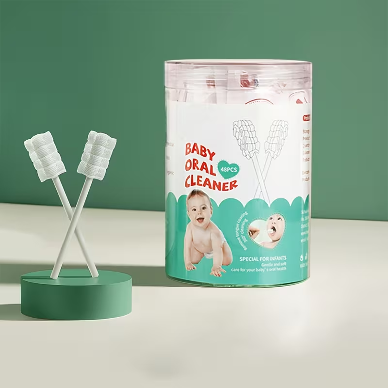 30pcs Newborn Tongue Cleaner– Disposable Infant Toothbrush, Soft Gauze for 0-36 Months, Gentle Oral Care for Baby, Ideal for Daily Use