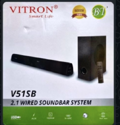 Vitron V51SB Soundbar The sub-woofer gives you the best quality sound in a neat, compact unit.