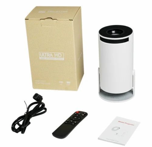 Portable HY300 HD Projector for Home/Outdoor Use - Android 11 Built-in, Easy Phone Casting, Includes HDMI line
