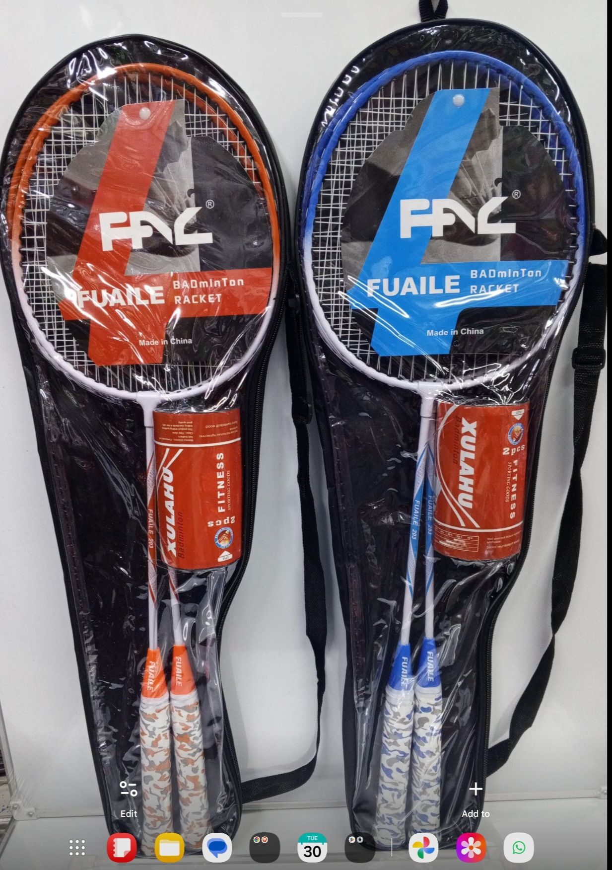 Fobu Racket Price Best price for Tennis-Badminton Set 2 Rackets 2 Shuttlecocks+ Free ...