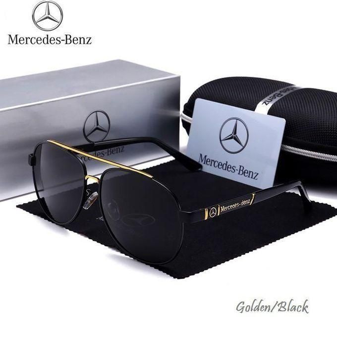 Mercedes-Benz  Aviator Sunglasses - Black."
