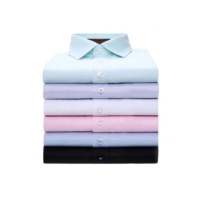 6 Pcs Official Men Shirts Cotton Long Sleeve HIGH QUALITY OFFICIAL SHHIRTS STOCK CLEARANCE OFFER