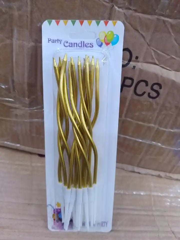 Spiral Birthday Candles – Colorful Party Cake Candles, Long-Lasting, Decorative, Kids & Adults, Fun Birthday Celebration, Home & Party Decoration, Easy to Use